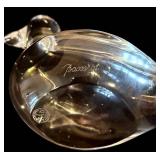 C2 - Baccarat Crystal Dove Bird Figurine - France