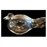 C2 - Baccarat Crystal Dove Bird Figurine - France