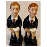 C2 - Set of 8 Royal Doulton Dickens Figurines including Royal Doulton David Copperfield Porcelain Figurine.
