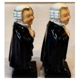 C2 - Set of 8 Royal Doulton Dickens Figurines including Royal Doulton David Copperfield Porcelain Figurine.