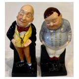 C2 - Set of 8 Royal Doulton Dickens Figurines including Royal Doulton David Copperfield Porcelain Figurine.