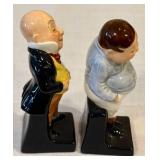 C2 - Set of 8 Royal Doulton Dickens Figurines including Royal Doulton David Copperfield Porcelain Figurine.