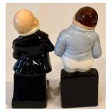 C2 - Set of 8 Royal Doulton Dickens Figurines including Royal Doulton David Copperfield Porcelain Figurine.