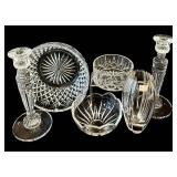 C3 - Mikasa Crystal Vase & Assorted Cut Glassware