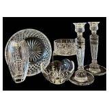 C3 - Mikasa Crystal Vase & Assorted Cut Glassware