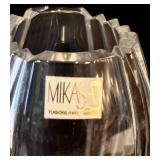 C3 - Mikasa Crystal Vase & Assorted Cut Glassware