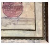 LR - Pottery Vase with Flowers Framed Wall Art