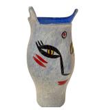 C1 - Kosta Boda Open Minds Vase - Hand-Painted by Ulricha Hydman