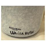 C1 - Kosta Boda Open Minds Vase - Hand-Painted by Ulricha Hydman