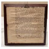 Gille Signed Antique Miniature Equestrian Painting, Circular Gold Mat