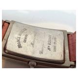 Franck Muller watch 033605 - Long Island Diamond Bezel, Pink Leather Strap