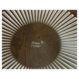 Lalique Marguerites Bowl - Art Deco Clear Crystal with Frosted Rim, 1930s