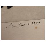 Robert Motherwell Calligraphy IV Etching/Aquatint 24/30