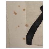 Robert Motherwell Calligraphy IV Etching/Aquatint 24/30