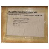 Robert Motherwell Calligraphy IV Etching/Aquatint 24/30