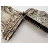 Antique Embossed Vesta Case - Repoussé Floral Design