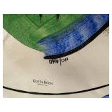 PTRY - Kosta Boda Tulipa Plate by Ulrica Hydman-Vallien - Hand-Painted