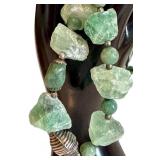 Fluorite Bead Necklaces (Lot of 2) Green Fluorite Jewelry