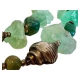 Fluorite Bead Necklaces (Lot of 2) Green Fluorite Jewelry