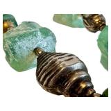 Fluorite Bead Necklaces (Lot of 2) Green Fluorite Jewelry