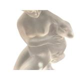 Lalique Diana the Huntress Crystal Sculpture with Fawn