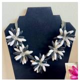 Floral Fashion Necklaces - 16 in Each, Set of 5