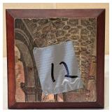 Antique Miniature Portrait of Queen - Wooden Frame