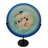 Paola Crepax Murano Italian Glass Charger