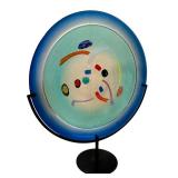 Paola Crepax Murano Italian Glass Charger