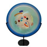 Paola Crepax Murano Italian Glass Charger