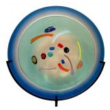 Paola Crepax Murano Italian Glass Charger