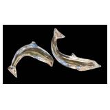 Baccarat Crystal Dolphin Figurines (Lot of 2)