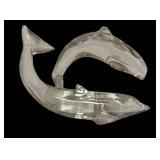 Baccarat Crystal Dolphin Figurines (Lot of 2)