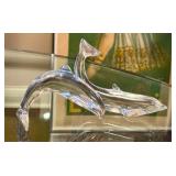 Baccarat Crystal Dolphin Figurines (Lot of 2)