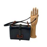 MBR - Greta Vintage Croc-Embossed Handbag