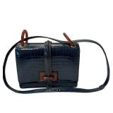 MBR - Greta Vintage Croc-Embossed Handbag