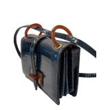 MBR - Greta Vintage Croc-Embossed Handbag