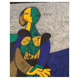 Picasso Scarf  - Abstract Art Print