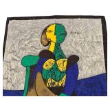 Picasso Scarf  - Abstract Art Print