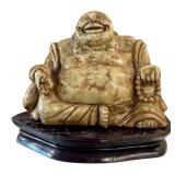 Laughing Buddha Sculpture - Soapstone, Chinese