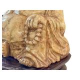 Laughing Buddha Sculpture - Soapstone, Chinese