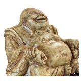 Laughing Buddha Sculpture - Soapstone, Chinese