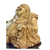 Laughing Buddha Sculpture - Soapstone, Chinese