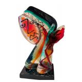 DR - Renzo Andreon Art Glass Sculpture #4/9, 1993