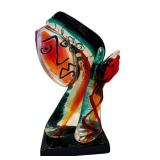 DR - Renzo Andreon Art Glass Sculpture #4/9, 1993