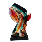 DR - Renzo Andreon Art Glass Sculpture #4/9, 1993