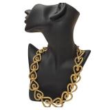Christian Dior Vintage Gold-Tone Rope-Link Necklace 17-Inch