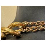 Christian Dior Vintage Gold-Tone Rope-Link Necklace 17-Inch