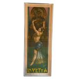 DR - La Yetta Belly Dancer Poster - Framed - Circa 1901