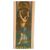 DR - La Yetta Belly Dancer Poster - Framed - Circa 1901